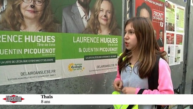 Affiches électorales de paris commentées par des enfants... La franchise des gamins!!!