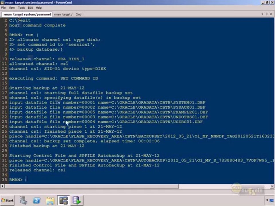 11.Oracle DB 11g DBA II  -  Monitoring and Tuning RMAN