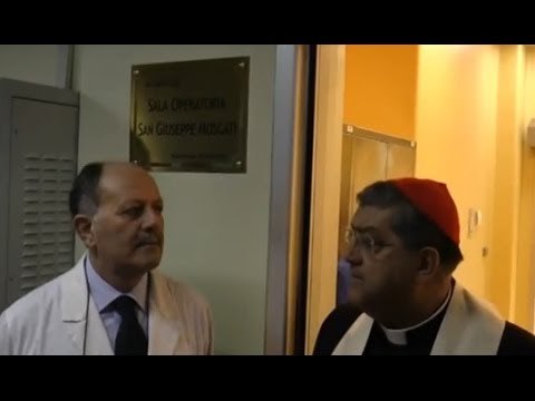 Boscotrecase (NA) - Ospedale, Sepe benedice terza sala operatoria (20.03.14)