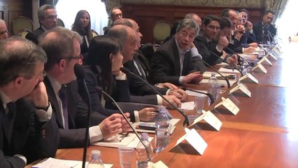 Roma - Revisione del Titolo V: Renzi, Delrio, Boschi e Lanzetta incontrano Errani (20.03.14)