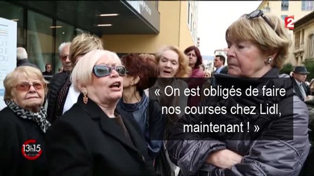 Militante pro-Sarkozy est obligée de faire ses courses chez LIDL