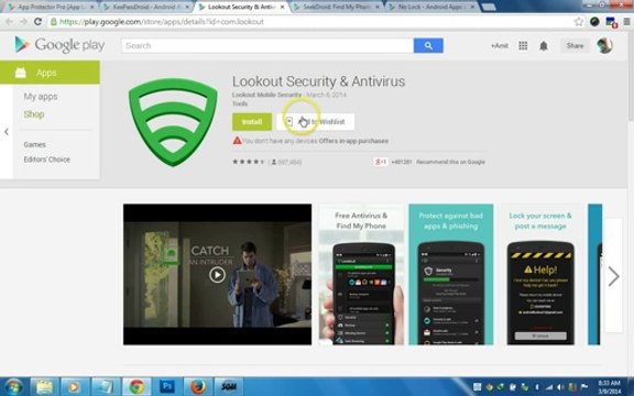 Top 5 Android Security Apps|Security Apps for Android|Android Security App|App Android
