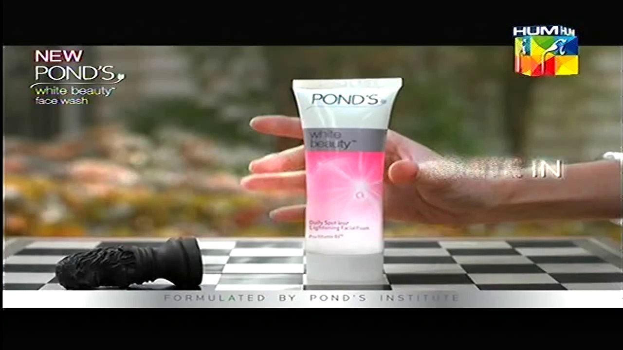 Ponds Dark Our White in Ad