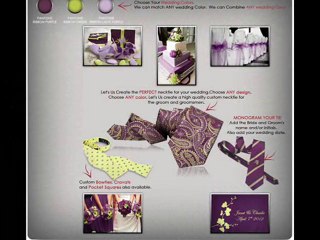 Custom Neckties for Weddings