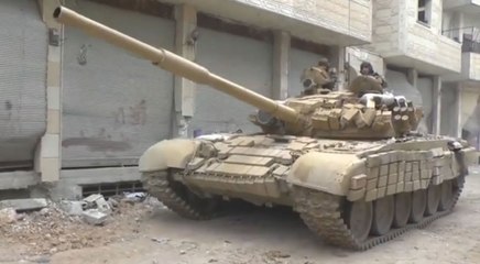 GoPro sur un tank de combat en Syrie