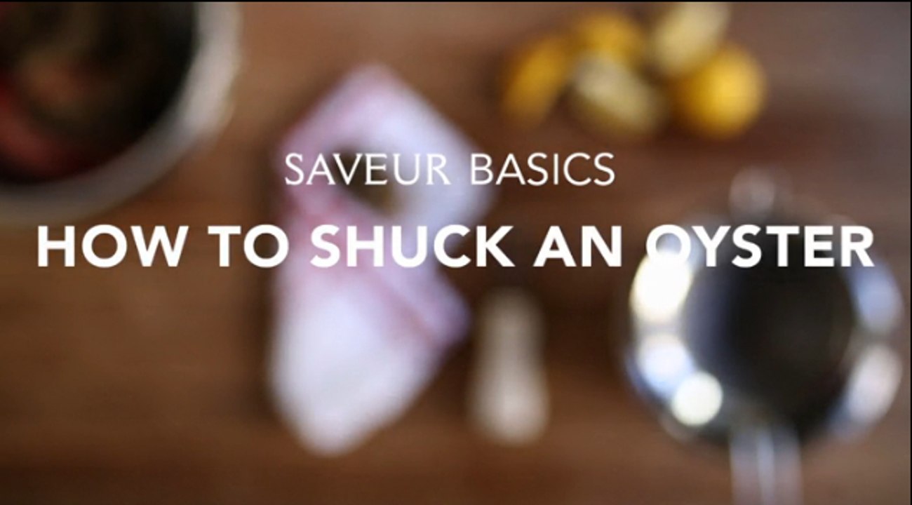 Basics: How to Shuck an Oyster