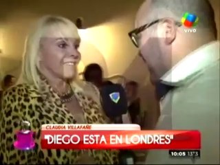 claudia villafañe defiende a maradona