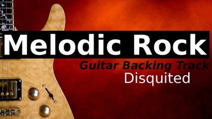 Melodic Rock Backing Track in G Minor - Disquieted