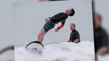 Spider-Man Star Andrew Garfield Teaches Kids To Surf