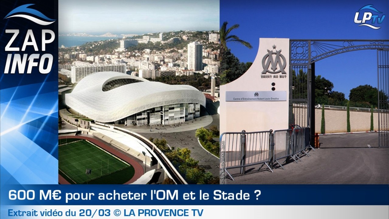 Zap info : OM + Vélodrome = 600 M€ ?
