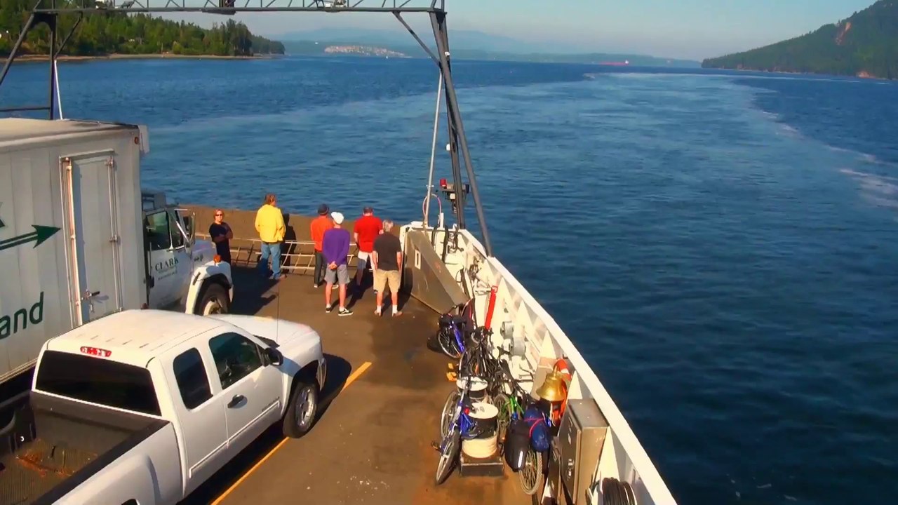 By BC Ferry to Salt Spring Island.