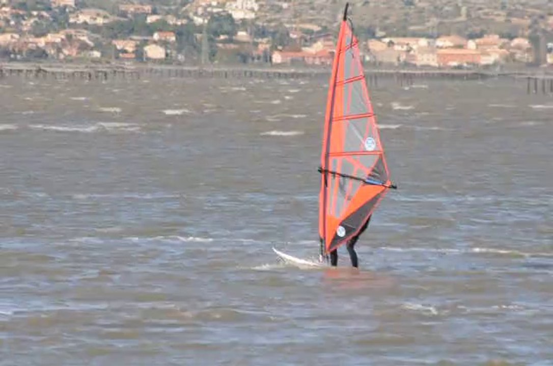 windsurf leucate parc a huitres