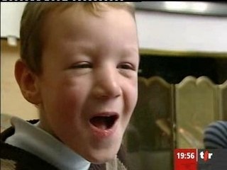 Félix fait le Père Noël pour la TSR