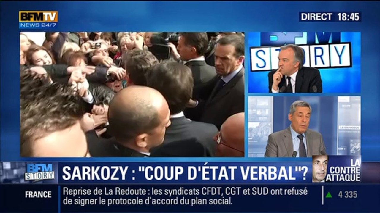 BFM Story: Écoutes téléphoniques de Nicolas Sarkozy: "En l'occurrence, les magistrats ont fait n'importe quoi", Henri Guaino - 21/03