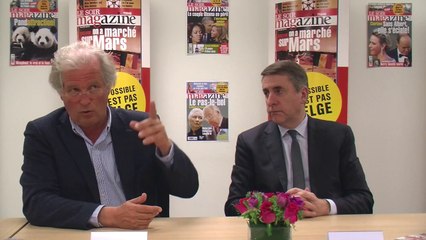 Interview avec Olivier Maingain et Didier Gosuin pour le Soirmagazine