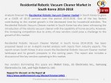 Residential Robotic Vacuum Cleaner Market in South Korea 2014-2018