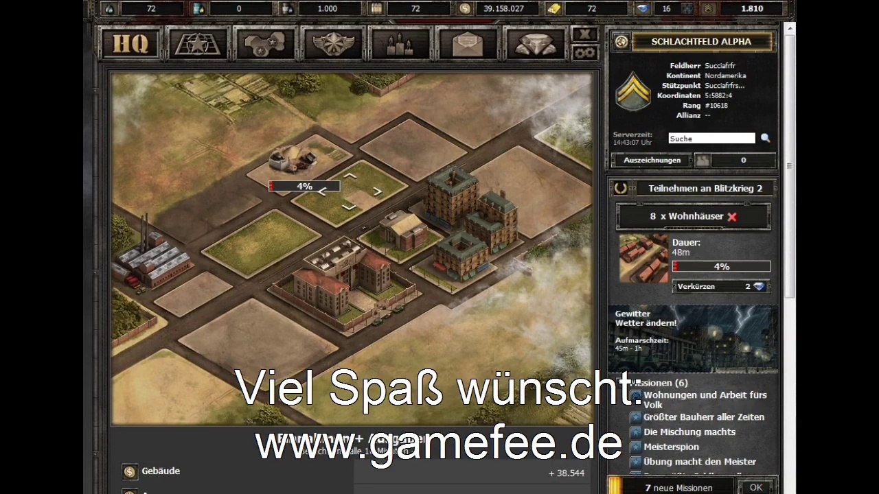 Wargame 1942 gameplay