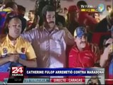 Catherine Fulop acusa a Maradona de recibir dinero para apoyar de Maduro