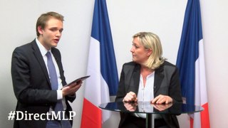 Marine Le Pen s'adresse aux Français en direct le 21 mars 2014