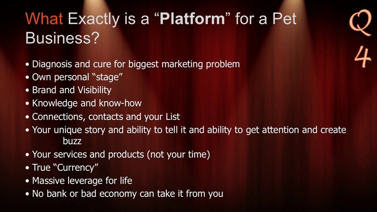 What Exactly is a “Platform” for a Pet Business?