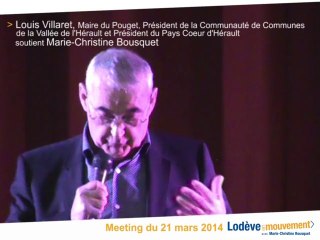 Louis Villaret soutient Marie-Christine Bousquet