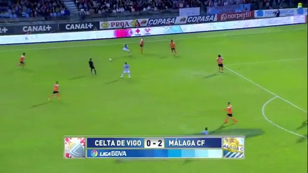 Celta Vigo 0 Málaga 2