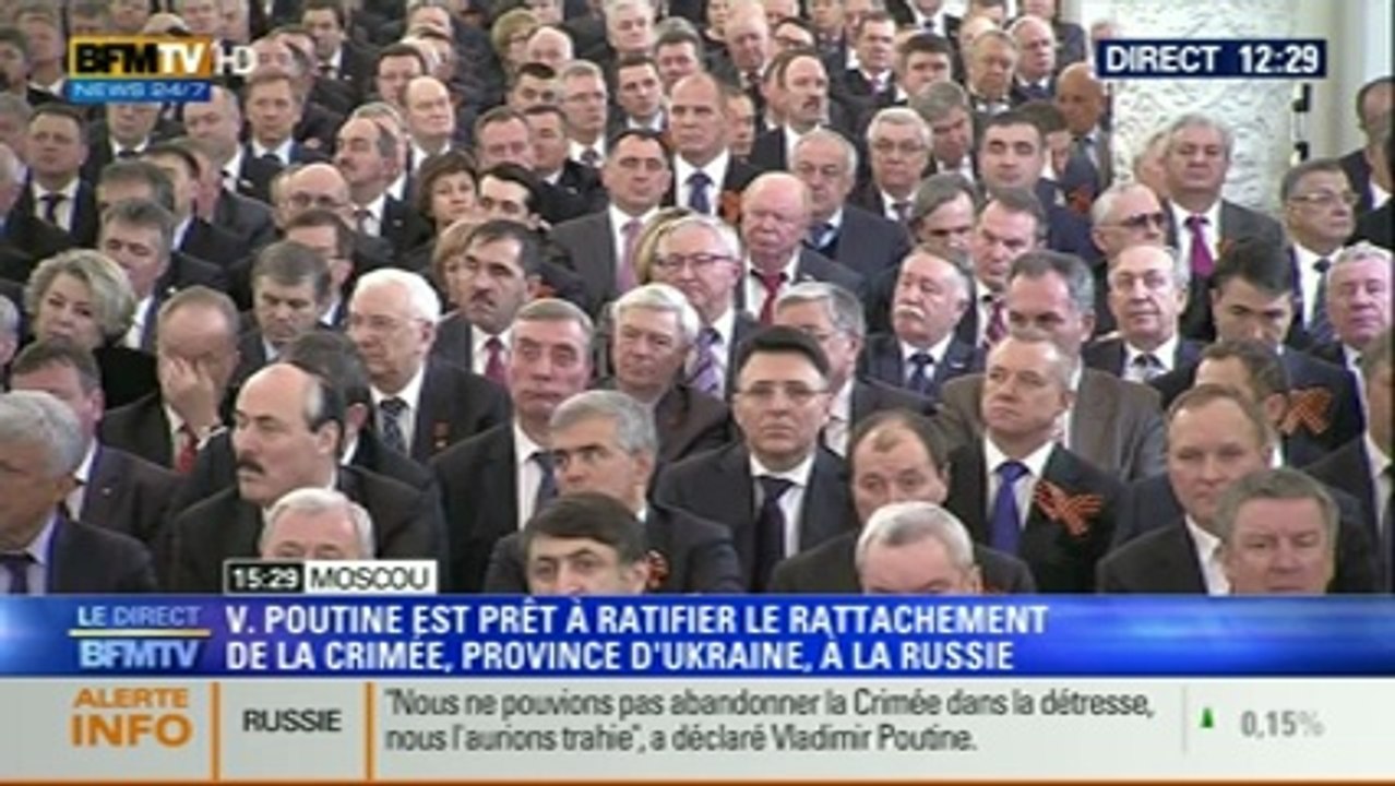 Discours de Vadimir Poutine le 18 03 2014
