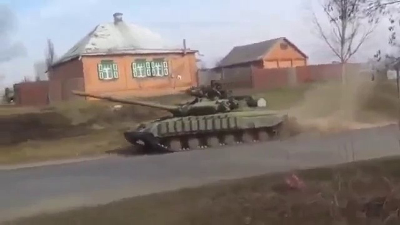 Ukrainian Captured Tank by russians
