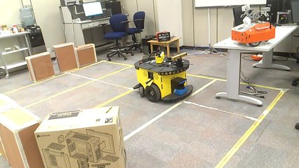 Indoor Stereo-vision based Navigation System (Large room experiment)