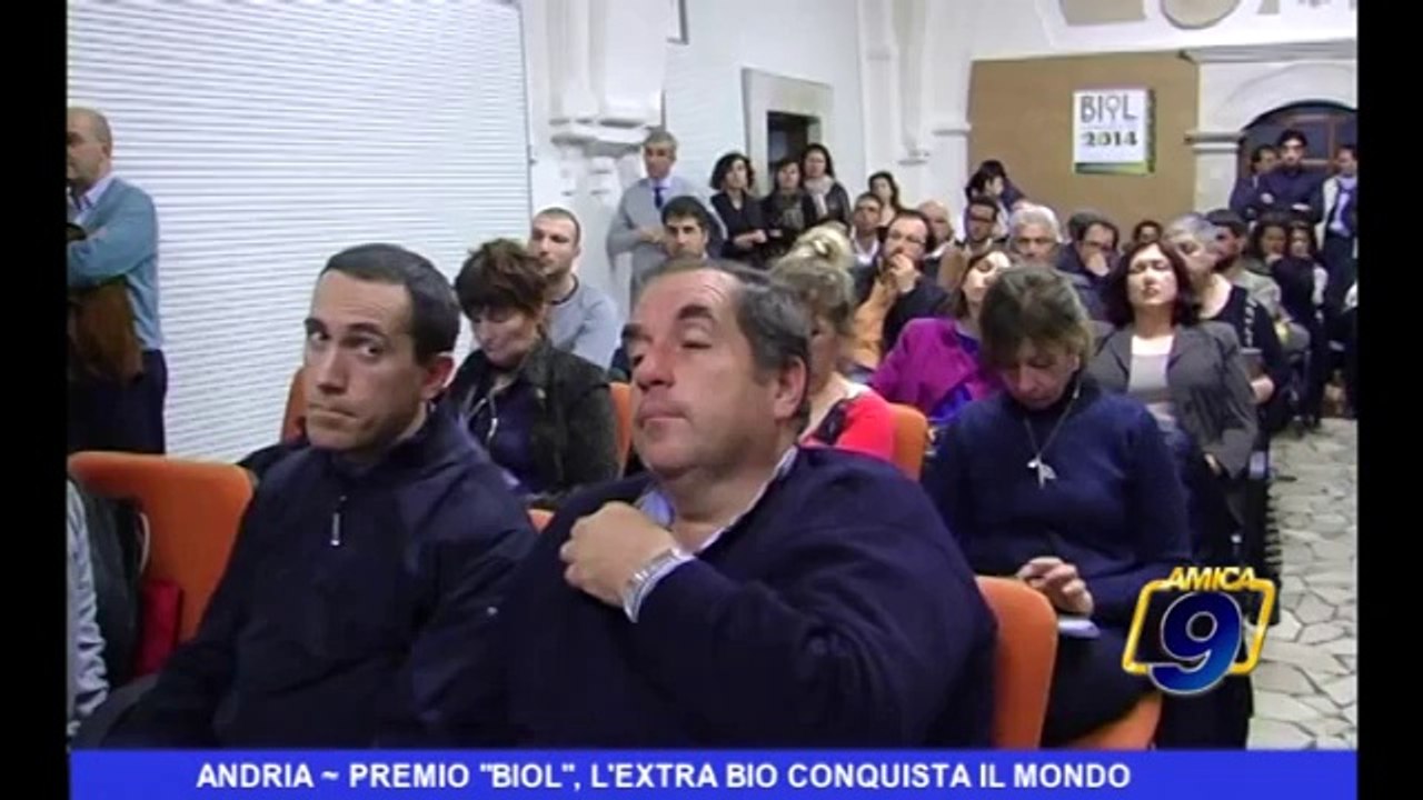 Andria | Premio "BIOL", l'extra Bio conquista il Mondo