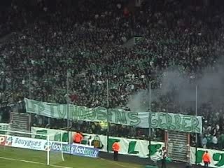 GREEN ANGELS ultras st etienne anti-LFP