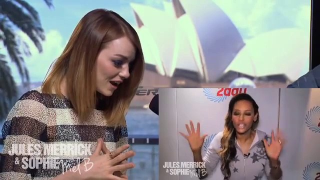 Emma Stone Brought To Tears By Mel B Spice Girls