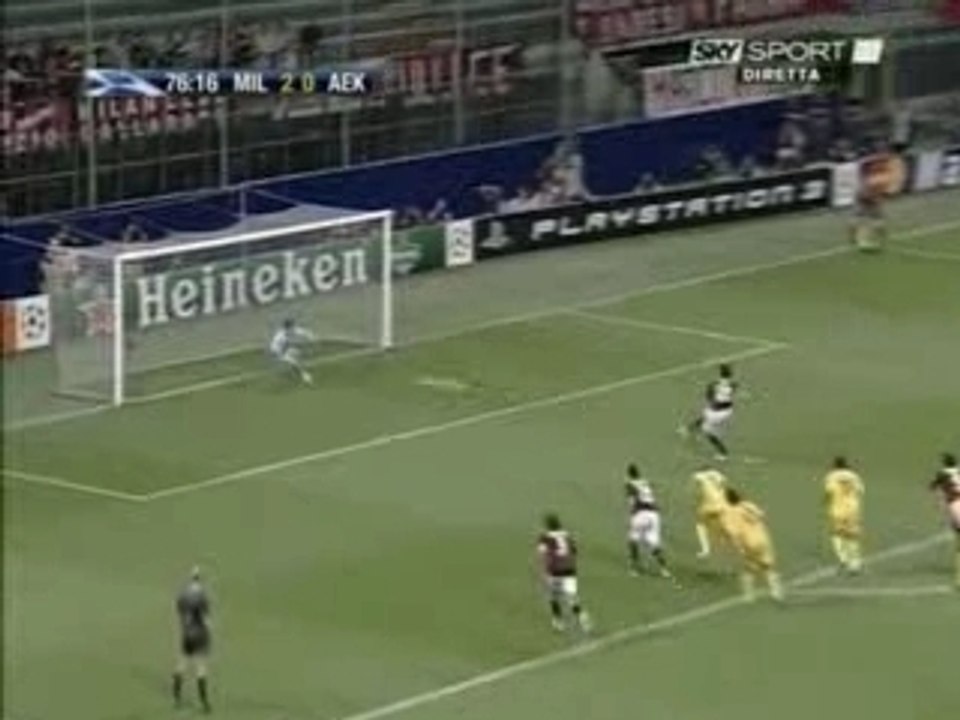 Milan 3-0 AEK - Kaka