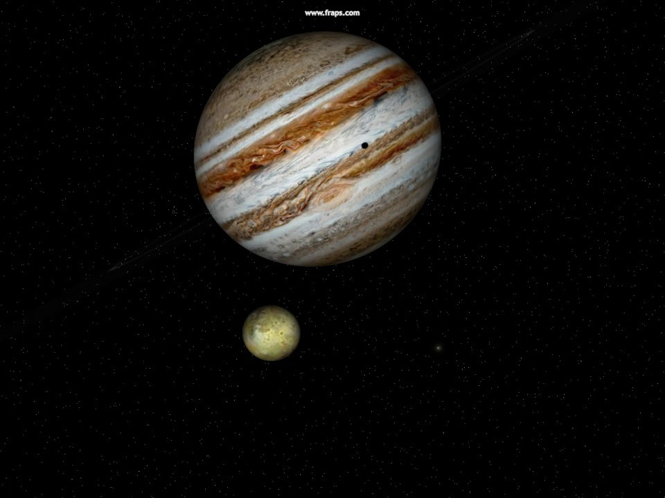 FS Jupiter moon shadow Io passes by