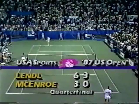 US Open 1987 1-4 Final - Ivan Lendl vs John McEnroe FULL MATCH