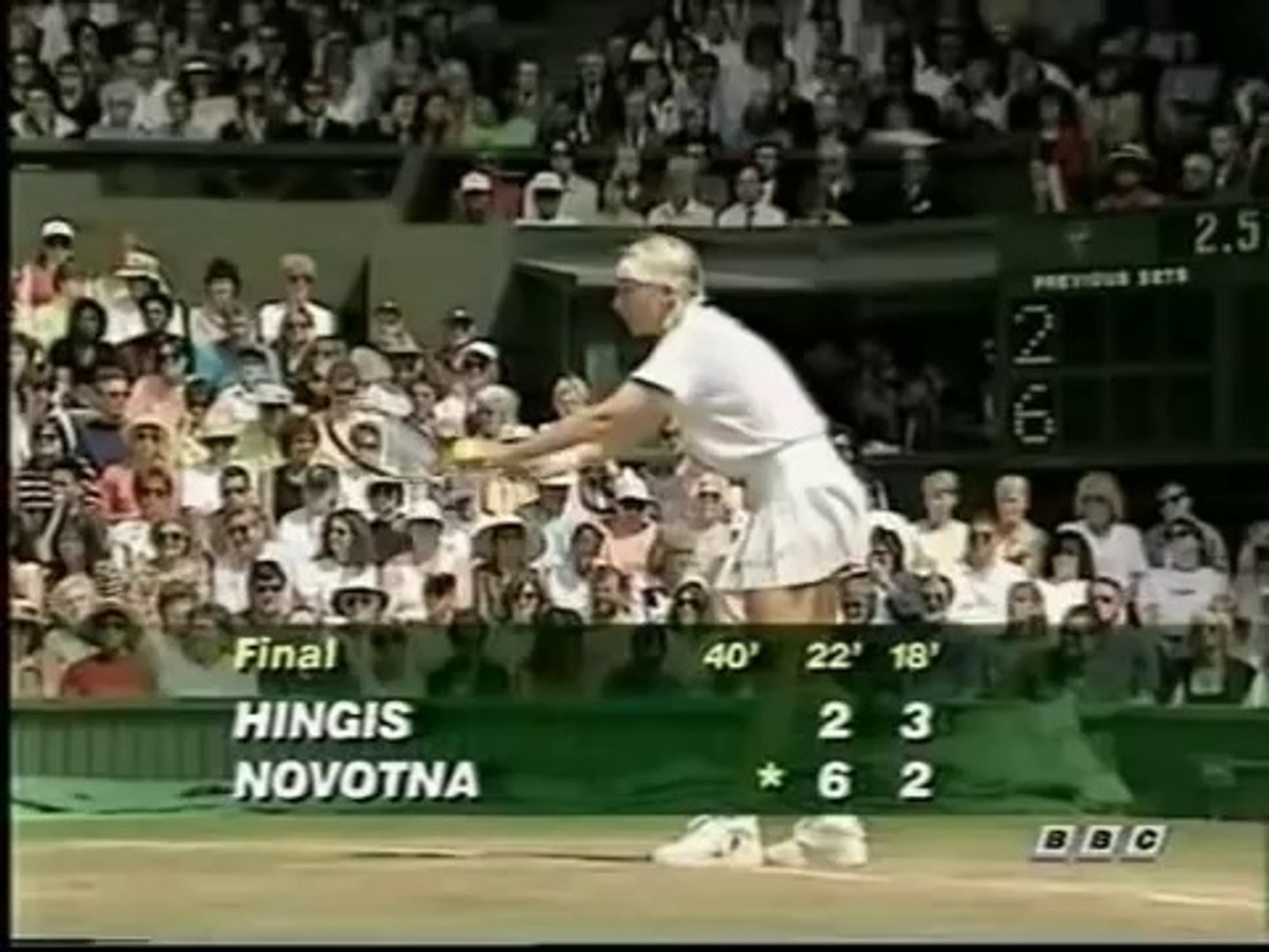 Wimbledon 1997 Final - Martina Hingis vs Jana Novotna FULL MATCH - video  Dailymotion