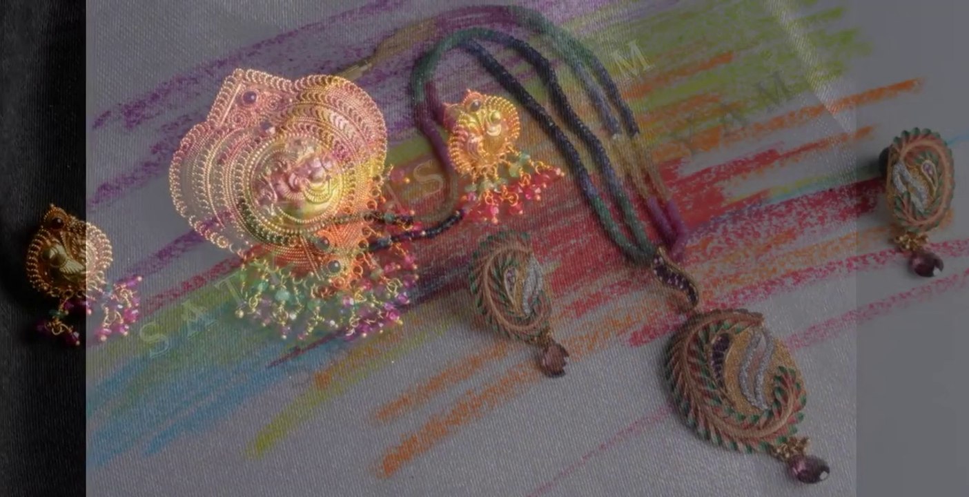 Gold Jewellery | Pendant Set | Satyam Jewellers