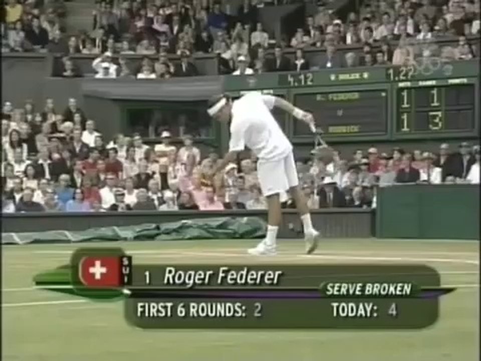 Wimbledon 2004 Final - Roger Federer vs Andy Roddick FULL MATCH - video  Dailymotion