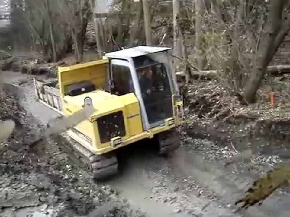 Komatsu Track Off Road Dump Truck in Action