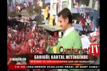 Sarıgül'ün mitinginde mahşeri kalabalık: Başbakan korkuyor
