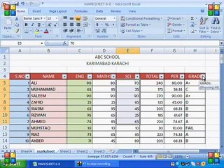 MS Excel Lecture 12 By Mr. Mubashar