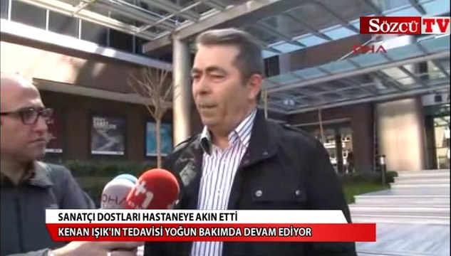 Sanatçı dostları hastaneye akın etti
