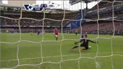 Sallah Goal ~ Chelsea vs Arsenal 6-0 22/03/2014