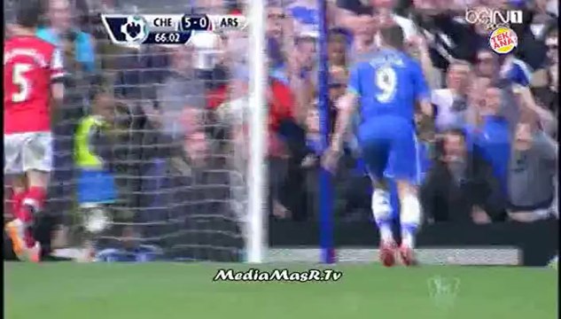 هدف تشيلسي الخامس في الارسنال - الجولة 31 - اوسكار - تعليق فهد العتيبي - 22/3/2014