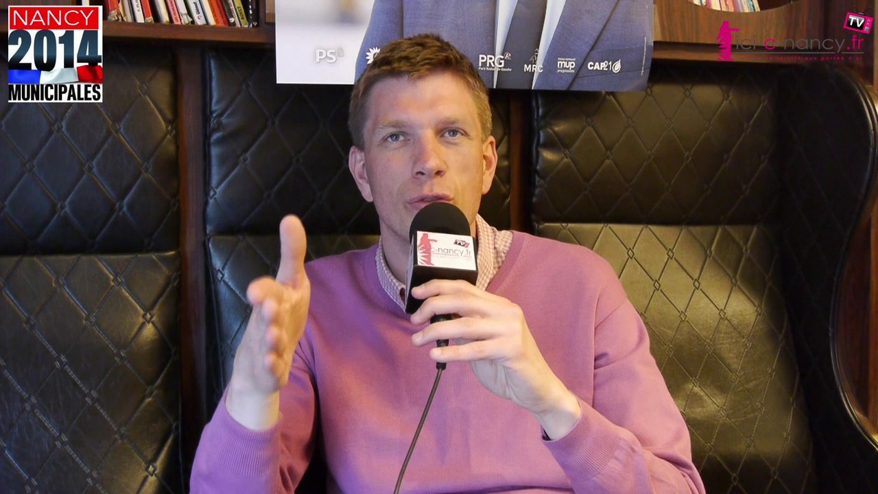 Municipales 2014 Nancy: l'interview décalée de Mathieu Klein
