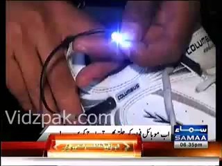 Now charge your mobile with shoes