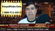 Cleveland Cavaliers vs. Houston Rockets Pick Prediction NBA Pro Basketball Odds Preview 3-22-2014