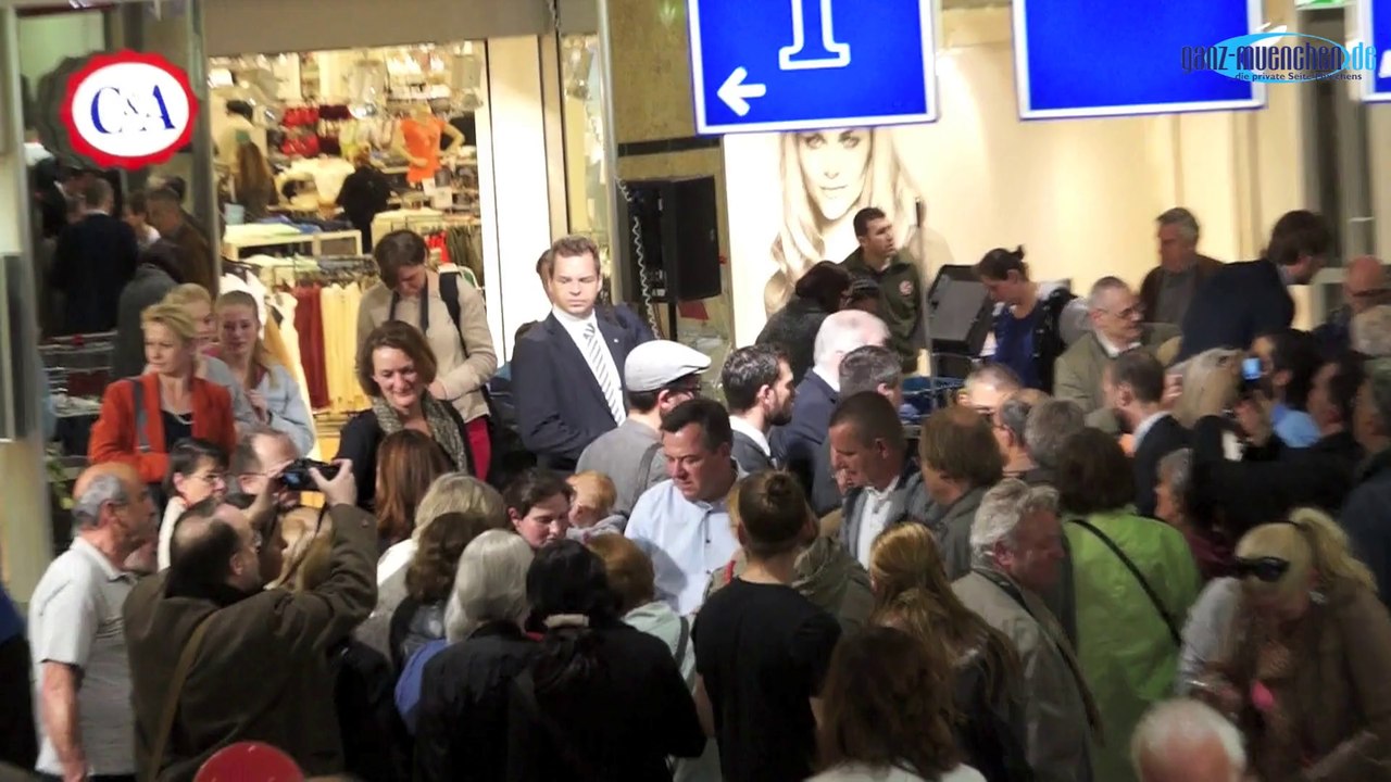 OB-Wahlkampf 2014 in München  @ PEP: Dieter Reiter (SPD), Josef Schmid (CSU) und Minister...