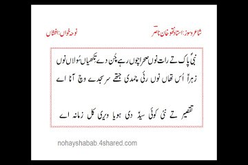 Writeups of Nohay Taqseer te na koee