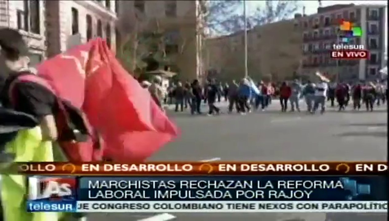 Miles de españoles inundan Madrid en la marcha de la dignidad